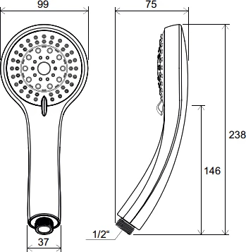Душевая лейка Ravak 952.00