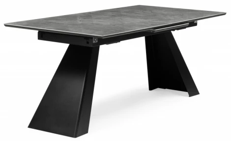 Кухонный стол Woodville Стиг (Металл,Керамика/Черный) арт.588014