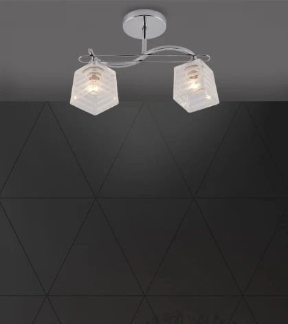 Потолочная люстра на штанге Seven Fires Ladzhos SF3378/2C-CR-WT