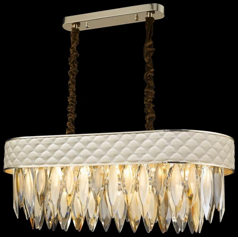 Подвесная люстра Wertmark Ornella WE143.14.303 (220V, хрусталь, на цепи)