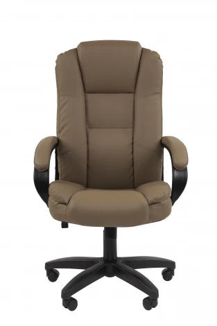 Офисное кресло Chairman 600LT Россия чер.пласт экопремиум бежевый