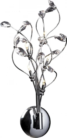 Бра N-Light 62185 06 2185 0181 05 chrome, white crystal ASFOUR