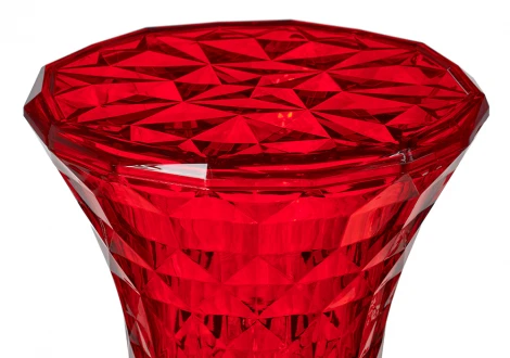 Стул-пуф Stone прозрачный серый