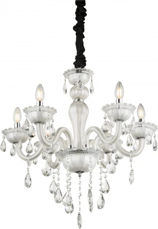 Подвесная люстра Globo Teejay 64118-6 (220V, на цепи, подсвечник, свеча)