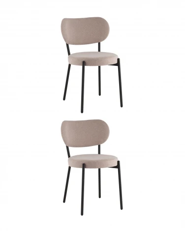 Стул Ингрид рогожка бежевый (набор 2 шт) Stool Group УТ000043027
