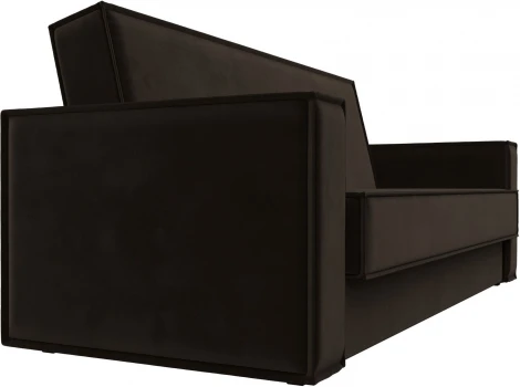 Диван-книжка Куба (Коричневый/Микровельвет) Лига Диванов арт.122049