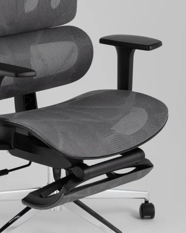 Кресло офисное TopChairs Nimbus серый УТ000041778