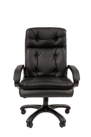 Офисное кресло Chairman 442 экопремиум черный (черный пластик)