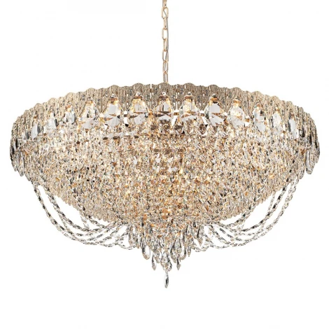 Подвесная люстра хрустальная Modelux MODELUX ML.8881.24P GD