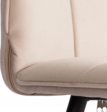 Стул обеденный Bari Tetchair (Флок/Бежевый,Черный) арт.24800