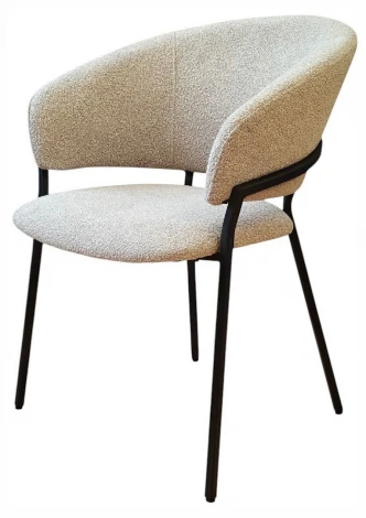 Набор из 2 стульев Bodo Hesby Металл, Черный HSBI_DC-24116_beige_2