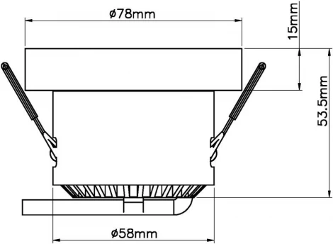 Встраиваемый точечный светильник Deko-Light COB 565195 (LED, круглые)