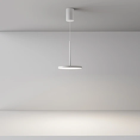 Подвесной светильник Maytoni Plato P076PL-L12W4K-W (LED, 220V, на проводе, круглые)