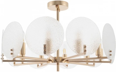 Потолочная люстра на штанге Arte Milano Sorrento-0409 370409/10/600 GD (220V, свеча)