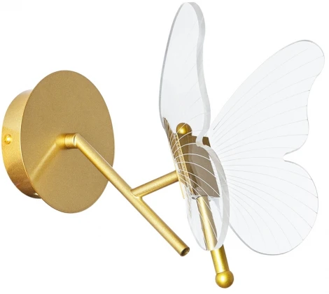 Бра Darcy A2187AP-1GO Arte Lamp (LED, 220V, бабочки)