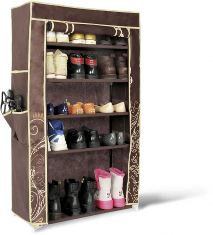 Полка д/обуви с чехлом SHT-SR1 темно-коричневый Sheffilton 7557501301