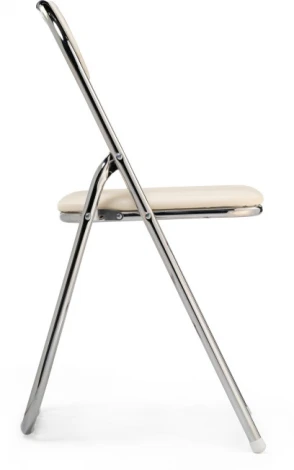 Стул Woodville на металлокаркасе Fold 1 складной beige / chrome 15481
