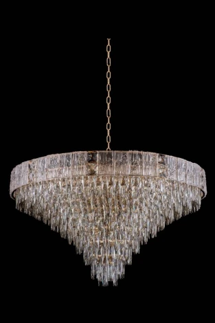 Подвесная люстра Fluorite Delight FL1058-27P (220V, хрусталь, на цепи)