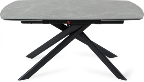 Раскладной обеденный стол Loon ОГОГО Обстановочка! (Керамика/Серый,Черный) арт.926794