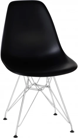 Стул обеденный DSR (ножки хром, цвет чёрный (B-03))
