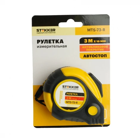 Рулетка 3 м х 16 мм Stekker 50201