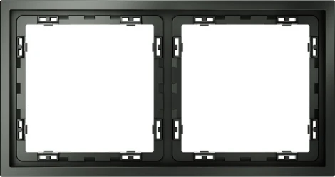 Рамка на 2 поста (титан) Voltum S70 VLS100206