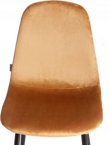 Обеденный стул Tetchair BREEZE (Велюр,Металл /Коричневый)