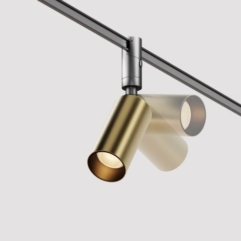 Трековый светильник 10Вт 48V Maytoni Focus Led TR201-1-10W3K-M-BBS (круглые)