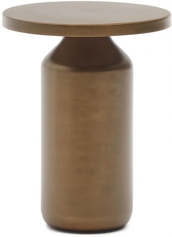 Журнальный стол La Forma (ex Julia Grup) Liuva (Матовый,Медный/ Металл)