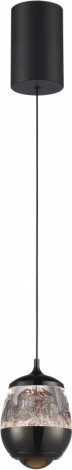 Подвесной светильник iLedex Rocks 8278P-1 PBK PEARL BLACK (220V, на проводе)