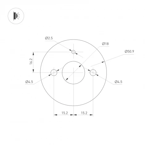 Бра Arlight VINCI 034169 (LED, 220V)