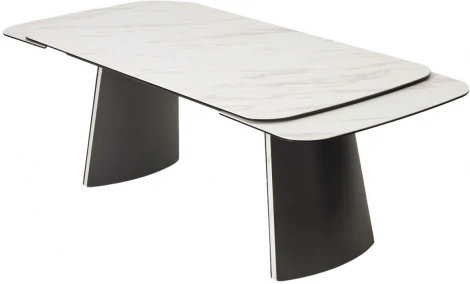 Стол VALDEMAR 180 KL-99 итальянская керамика, стекло/ каркас темно-серый/Kl-99, ®DISAUR (арт.626М05801)