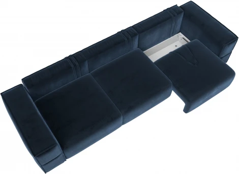 Диван прямой Лига-058 НПБ Лонг Лига Диванов (Велюр) арт.129395
