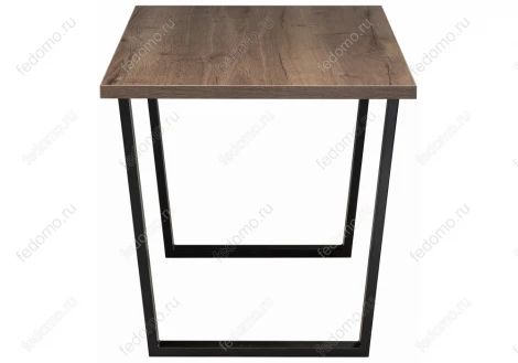 Стол Woodville Эльпатия 130 дуб велингтон / черный матовый 420992