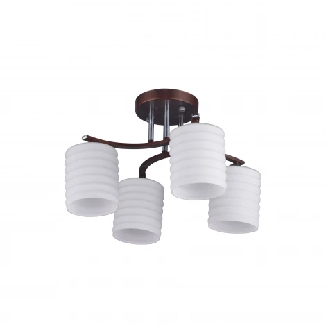 Потолочная люстра IDLamp Gemma 878/4PF-Darkcopper