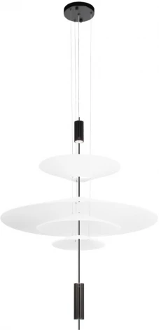 Подвесной светильник Loft It Skylar 10244/C Black (220V, на тросе, круглые, летающая тарелка)