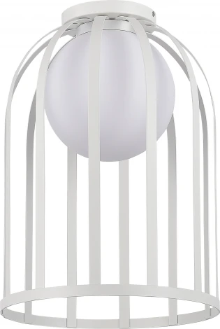 Потолочный светильник круглый ST Luce Nordic SL6129.502.01 Белый/Белый E27 1*60W (220V, шар)