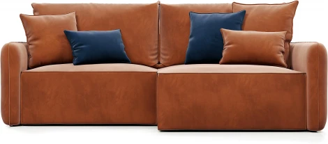 ПОРТЛЕНД Диван угловой терракотовый D1 furniture арт.AAA41670002