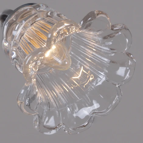 Подвесная люстра Reluce 02349-0.4-05 CR+CL (220V, на цепи)