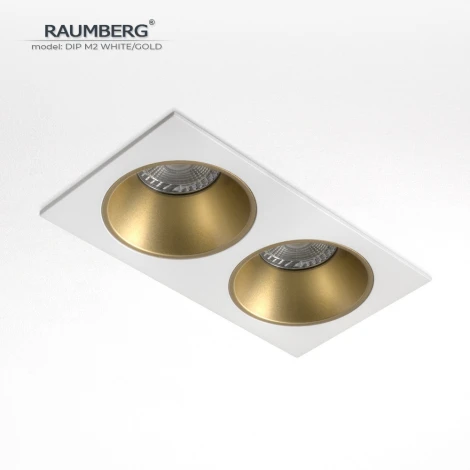 Встраиваемый светильник Raumberg DIP M2 White/Gold