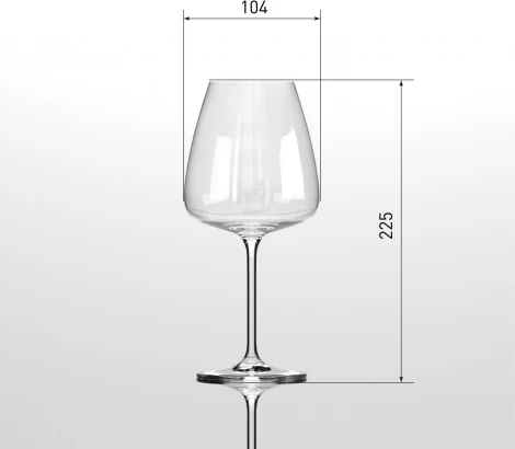Хрустальные бокалы Dionys, красное вино (4 шт.) 0301/4 Strotskis
