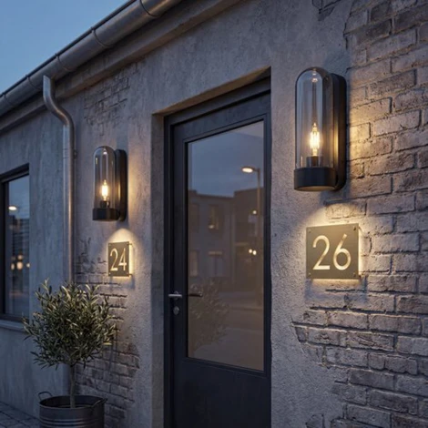 Настенный фонарь уличный Reluce 08336-9.2-001JH E27 BK RLOS