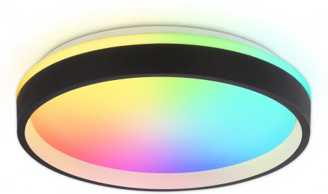 Потолочный светильник RGB круглый светодиодный с пультом Ambrella ORBITAL FZ604 (220V, круглые)