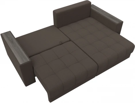 Диван угловой с декором Лига-049 НПБ Лига Диванов (Рогожка) арт.128451