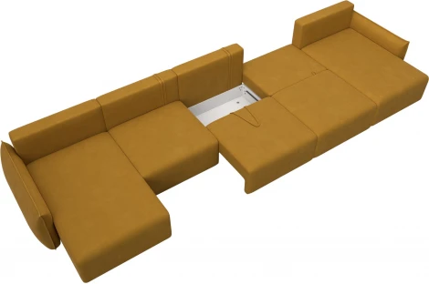 Диван п-образный Лига-051 НПБ МегаЛонг Лига Диванов (Велюр) арт.128743