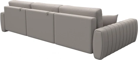 Диван угловой Лига-057 НПБ Лонг угол левый Лига Диванов (Замша) арт.129315L