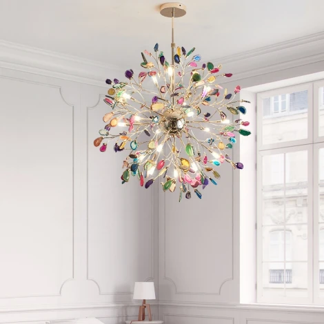 Потолочная люстра на штанге ImperiumLoft agate-801