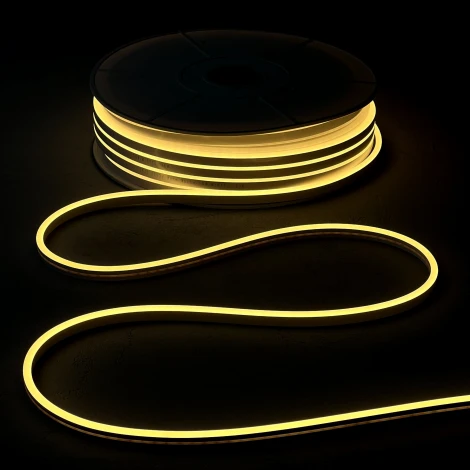 Односторонний Гибкий Неон 6х12мм Тепло-Белый 12В, IP65 Laitcom FR-23521