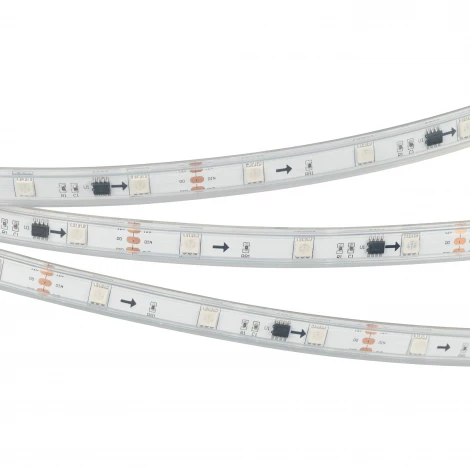 Светодиодная лента герметичная SPI-P-B30-12mm 12V RGB-PX3 (7.2W/m, IP66, 5060, 5m) (Arlight, бегущий огонь) 026370(3)