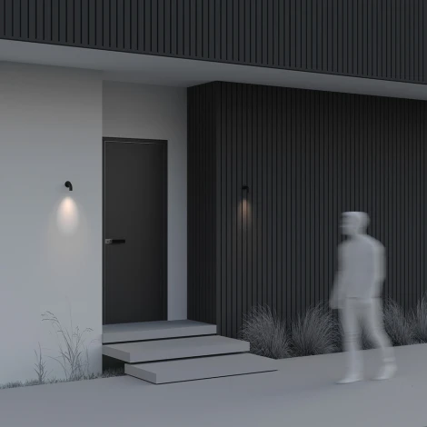 Настенный светильник уличный Maytoni Sleek O477WL-L2GF3K (LED, 220V, IP65)